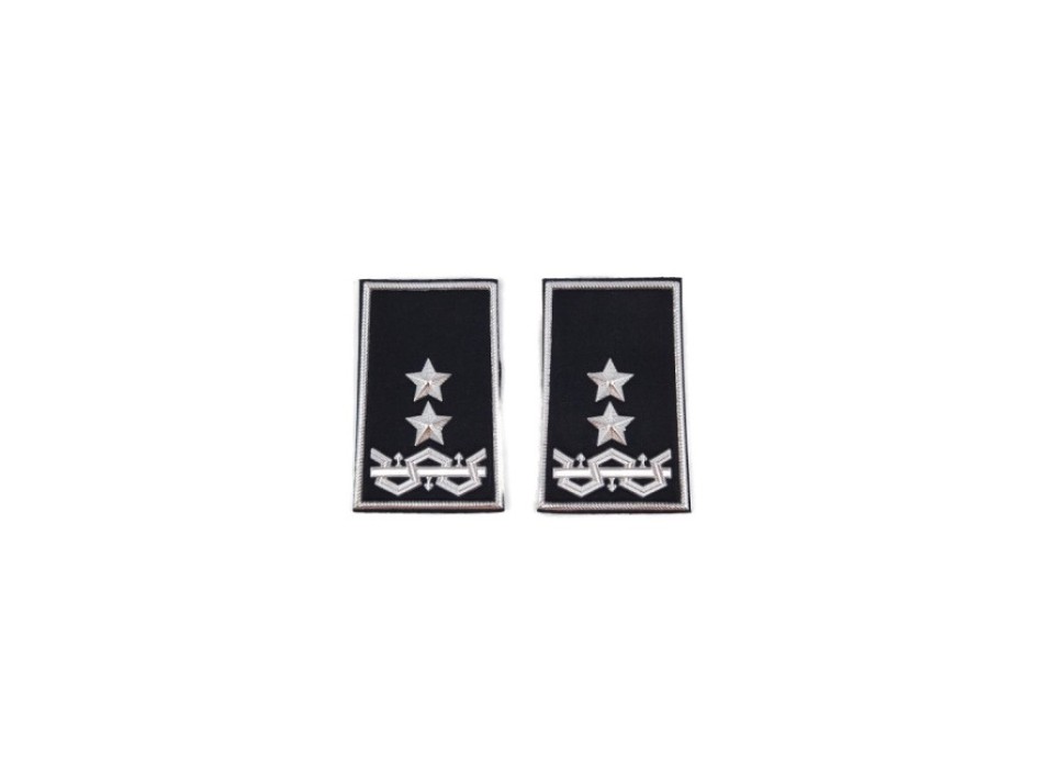Tubolari Generale Divisione Esercito neri Divisa Militare