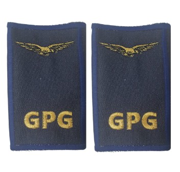 Tubolari GPG Guardia Giurata blu con aquilotto Divisa Militare