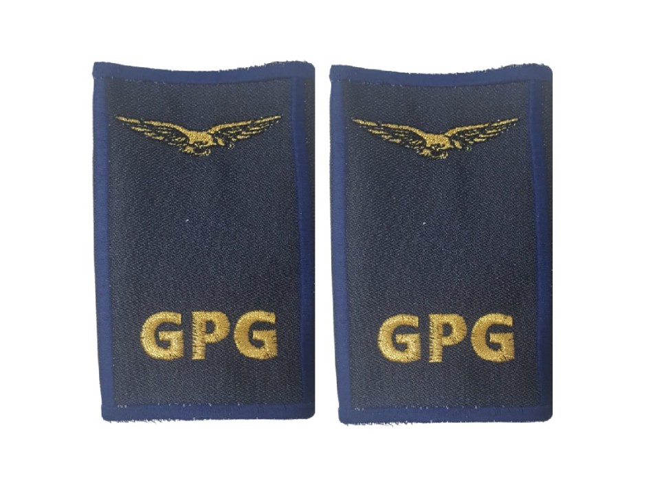 Tubolari GPG Guardia Giurata blu con aquilotto Divisa Militare