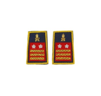 Tubolari Luogotenente Carica Speciale Guardia di Finanza ricamati GDF Divisa Militare