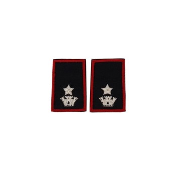 Tubolari Maggiore Carabinieri ricamati neri Divisa Militare