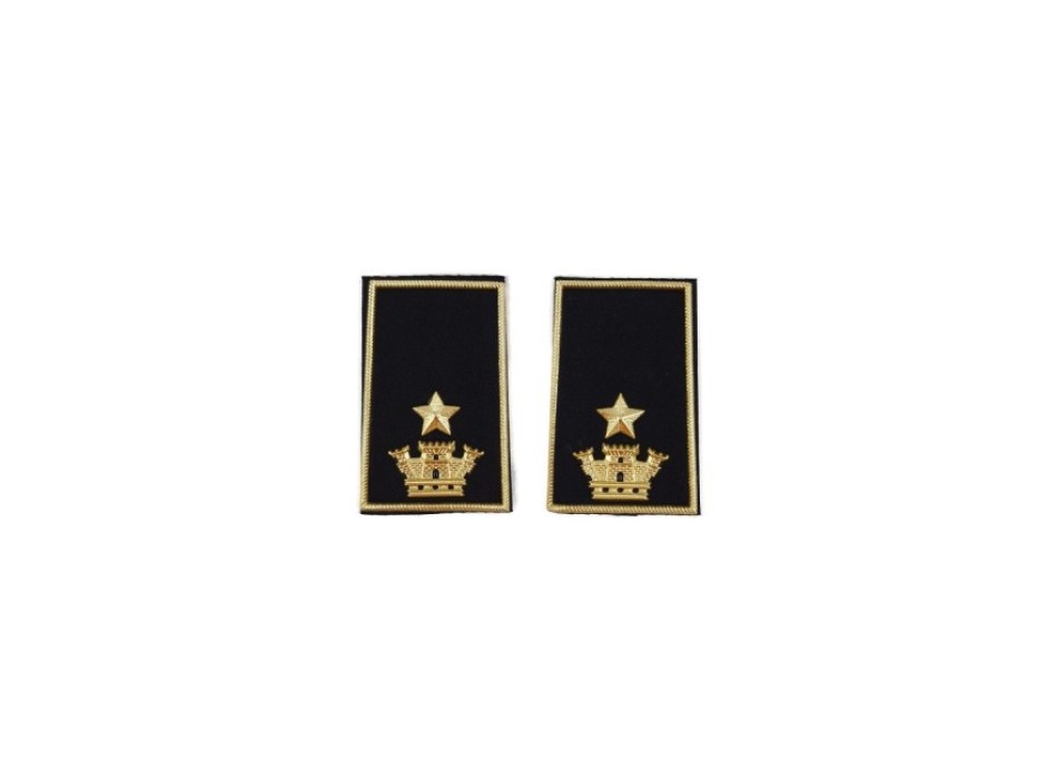 Tubolari Maggiore Esercito neri Divisa Militare