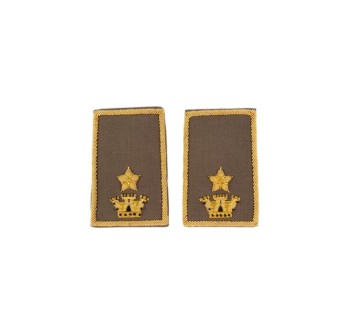 Tubolari Maggiore Esercito ricamati kaki Divisa Militare