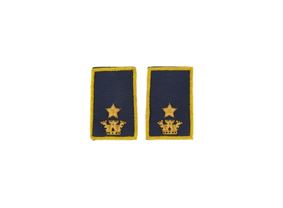Tubolari Maggiore Guardia di Finanza ricamato GDF Divisa Militare