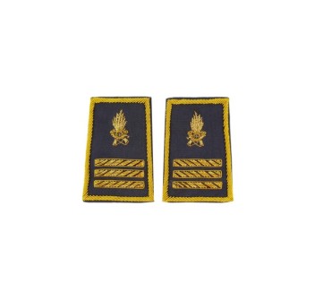 Tubolari Maresciallo Capo Guardia di Finanza ricamati Divisa Militare