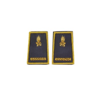 Tubolari Maresciallo Guardia di Finanza ricamati GDF Divisa Militare