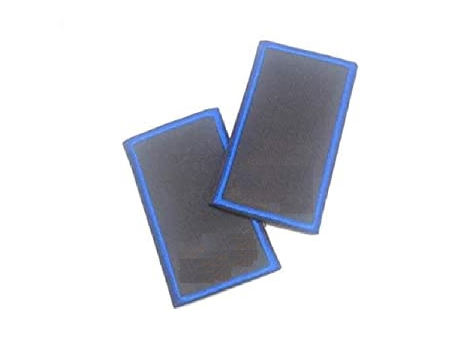 Tubolari neri contorno blu royal Divisa Militare