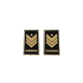 Tubolari Sergente Maggiore Aiutante Esercito neri