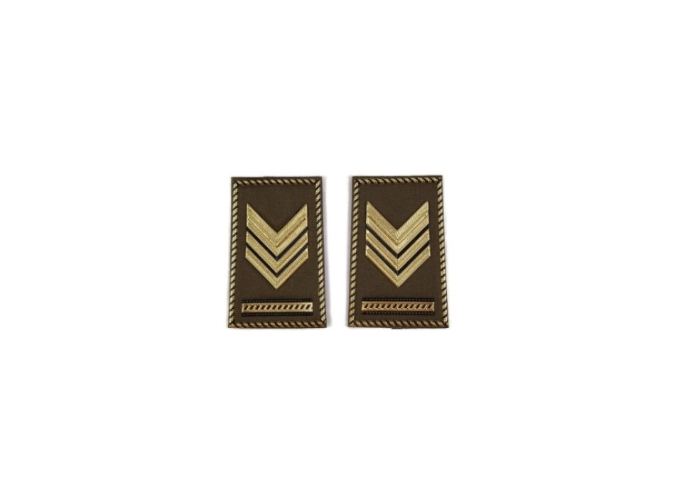  Tubolari Sergente Maggiore Capo Esercito kaki alta visibilità Divisa Militare