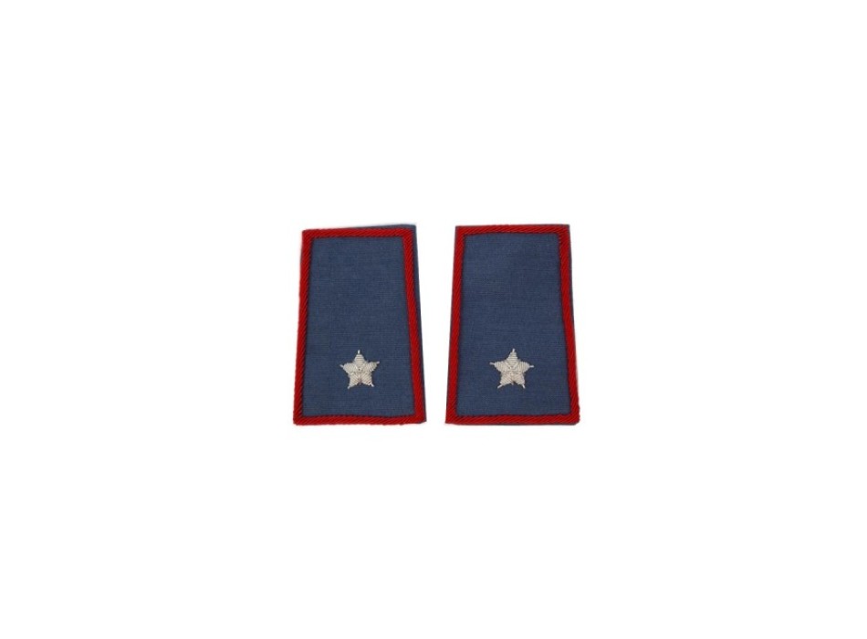 Tubolari Sottotenente Carabinieri ricamati blu Divisa Militare