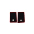 Tubolari Sottotenente Carabinieri ricamati neri