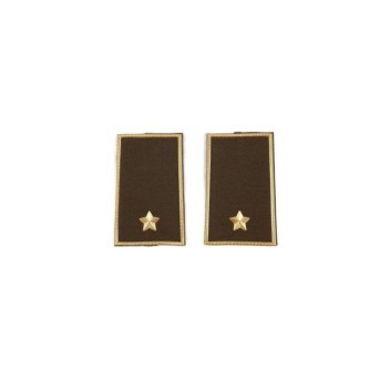 Tubolari Sottotenente Esercito kaki Divisa Militare