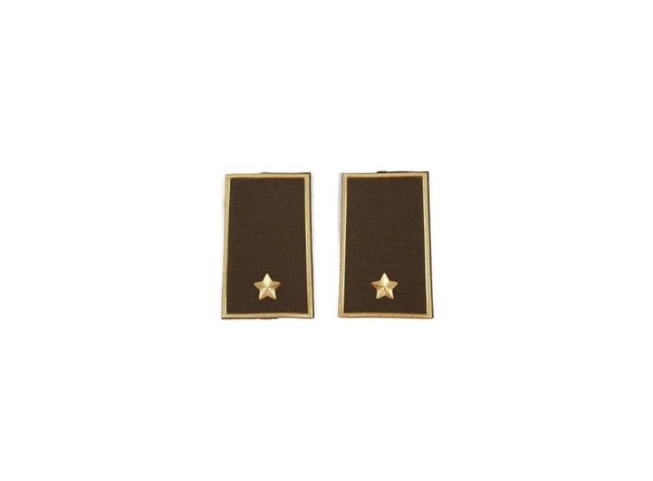 Tubolari Sottotenente Esercito kaki Divisa Militare