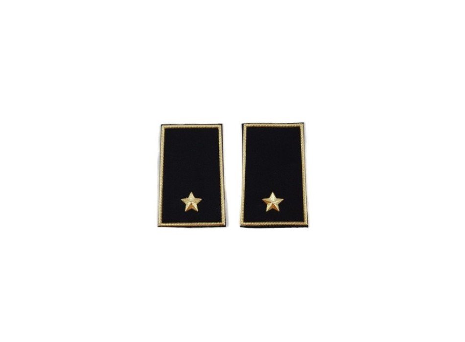 Tubolari Sottotenente Esercito neri Divisa Militare