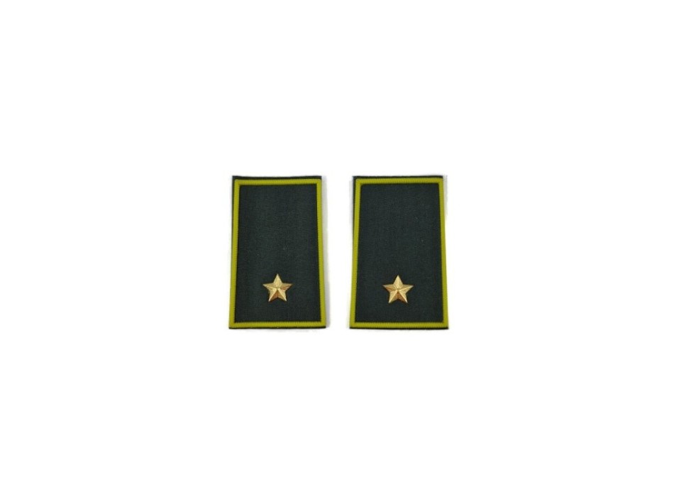 Tubolari Sottotenente Guardia di Finanza GDF Divisa Militare