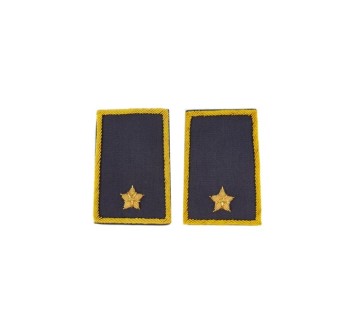 Tubolari Sottotenente Guardia di Finanza ricamati GDF Divisa Militare