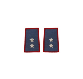 Tubolari Tenente Carabinieri ricamati blu Divisa Militare