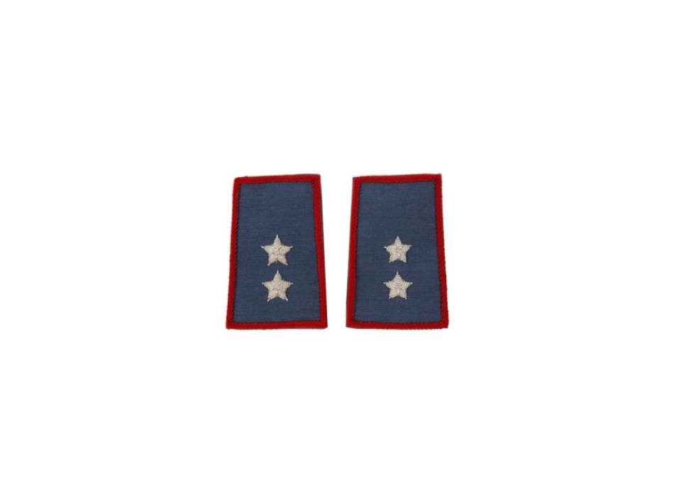 Tubolari Tenente Carabinieri ricamati blu Divisa Militare