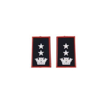 Tubolari Tenente Colonnello Carabinieri neri Divisa Militare