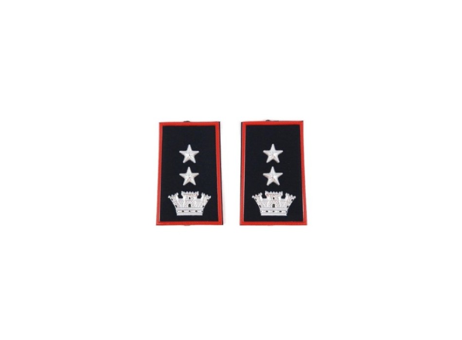 Tubolari Tenente Colonnello Carabinieri neri Divisa Militare