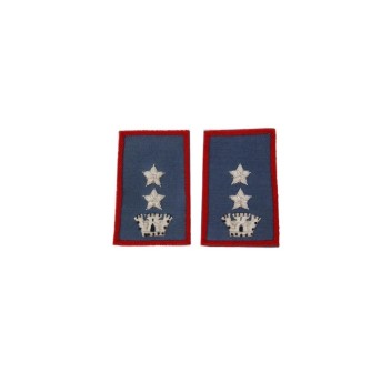 Tubolari Tenente Colonnello Carabinieri ricamati blu Divisa Militare