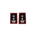 Tubolari Tenente Colonnello Carabinieri ricamati neri
