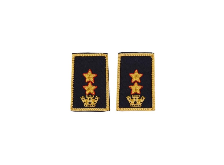  Tubolari Tenente Colonnello Comandante Esercito ricamati neri Tubolari Tenente Colonnello Comandante Esercito ricamati neri Divisa Militare