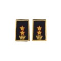  Tubolari Tenente Colonnello Comandante Esercito ricamati neri Tubolari Tenente Colonnello Comandante Esercito ricamati neri