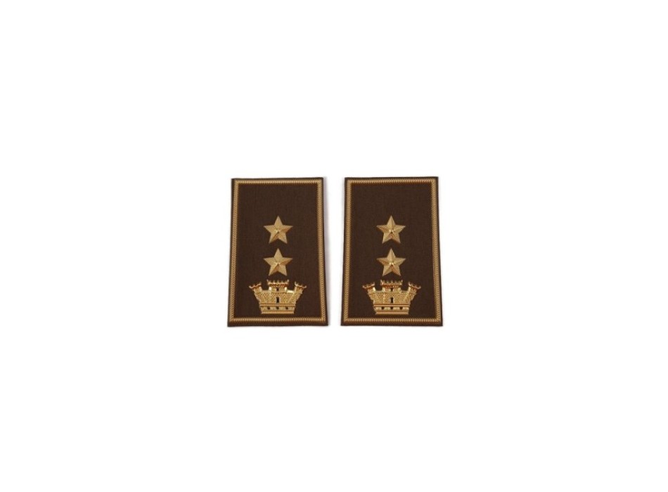 Tubolari Tenente Colonnello Esercito kaki Divisa Militare