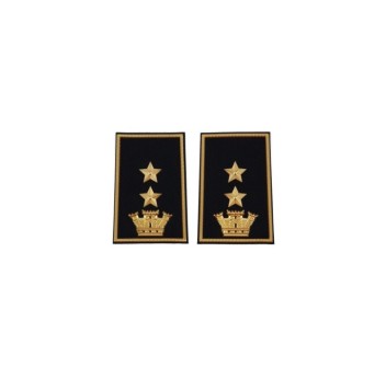 Tubolari Tenente Colonnello Esercito neri Divisa Militare