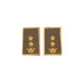 Tubolari Tenente Colonnello Esercito ricamati kaki