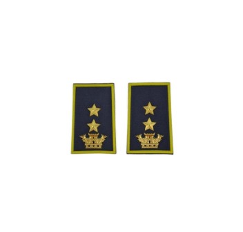 Tubolari Tenente Colonnello Guardia di Finanza ricamati GDF Divisa Militare