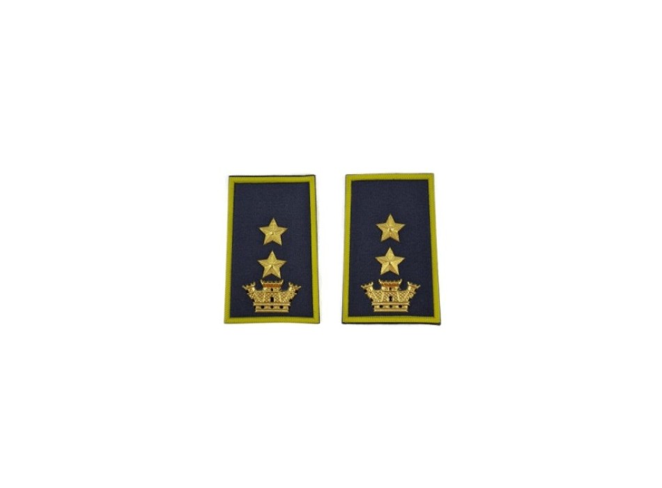 Tubolari Tenente Colonnello Guardia di Finanza ricamati GDF Divisa Militare