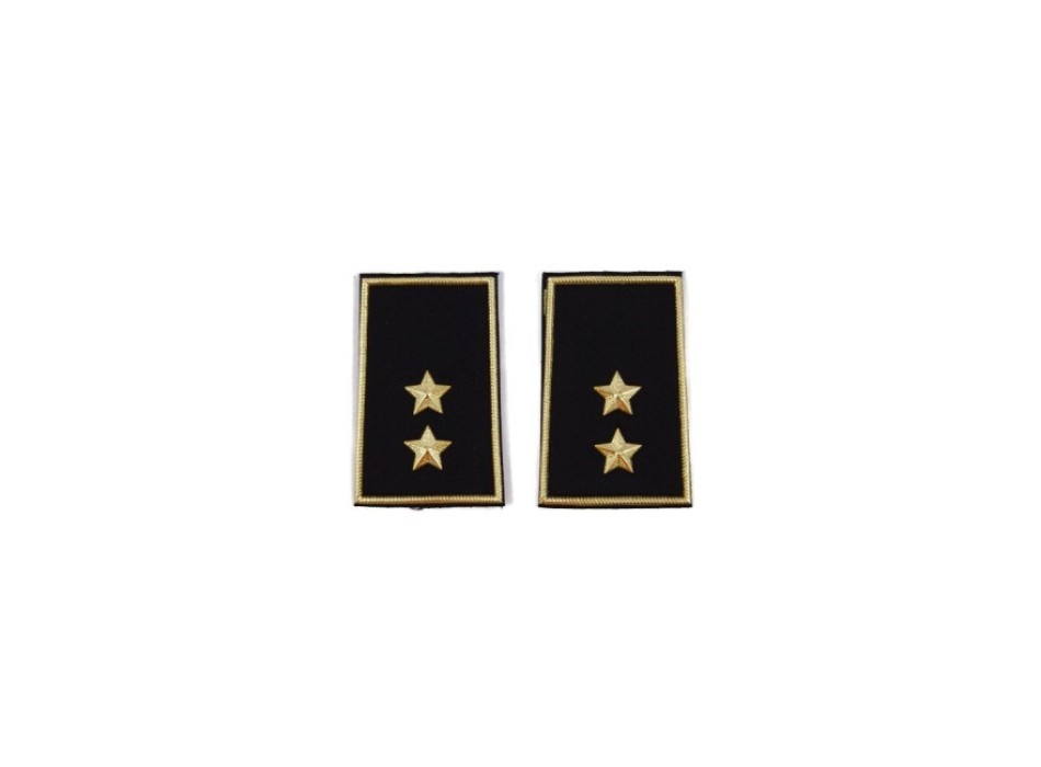 Tubolari Tenente Esercito neri Divisa Militare