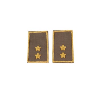 Tubolari Tenente Esercito ricamati kaki Divisa Militare