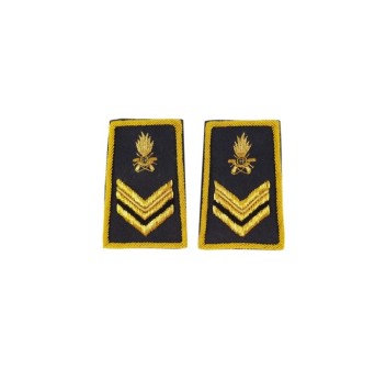 Tubolari Vicebrigadiere Guardia di Finanza ricamati GDF Divisa Militare