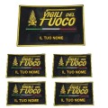 Vigili del fuoco Kit 5 patch ricamate per borsone personalizzate