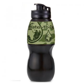 Water to go borraccia 75 ml new camo survival bushcraft con filtro incluso Divisa Militare