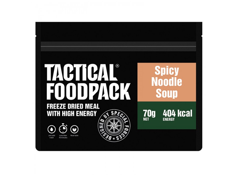 Zuppa tattica foodpack pollo e noodle survival scadenza 5 anni Divisa Militare